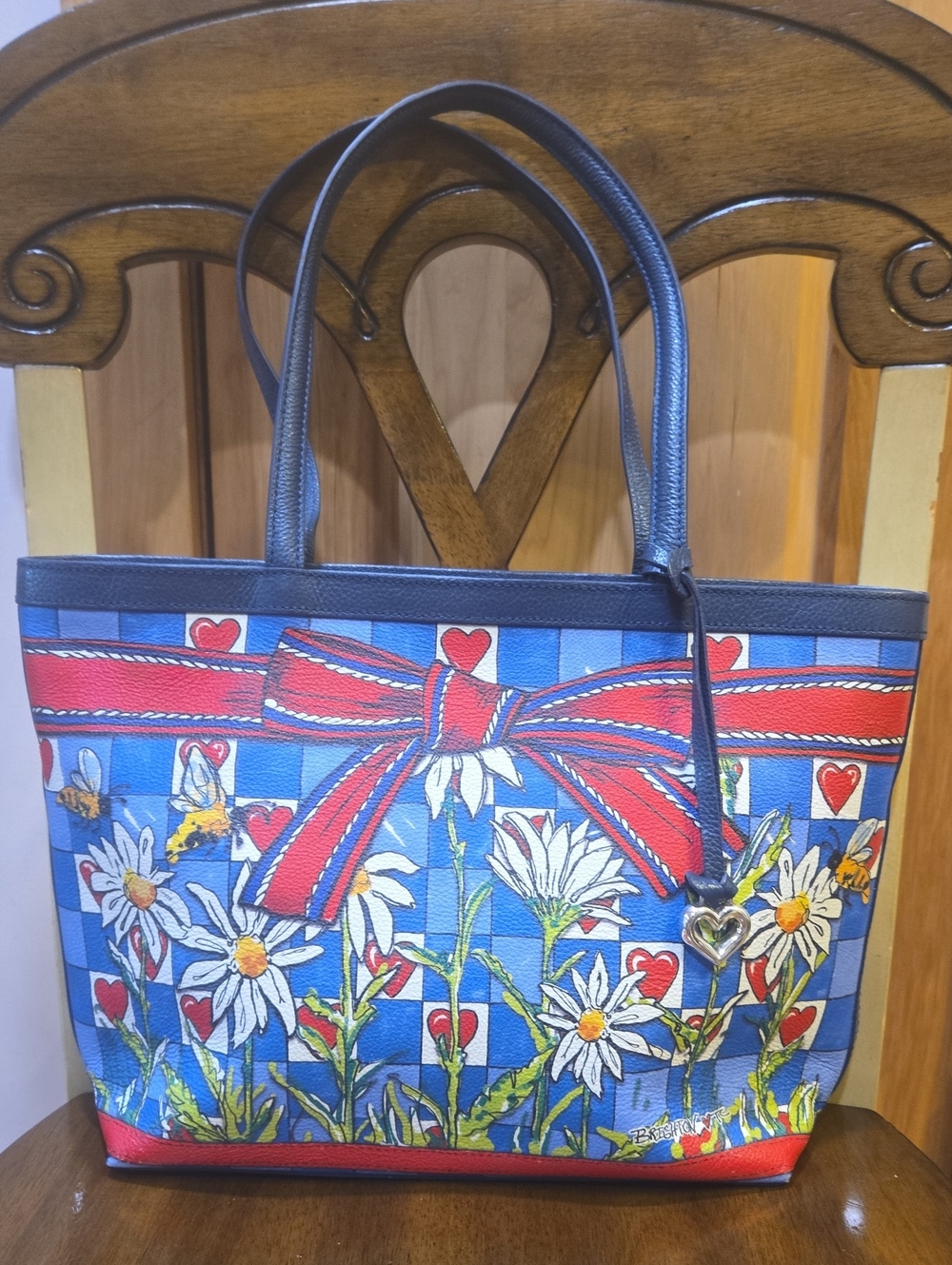 Brighton Tote W Daisies